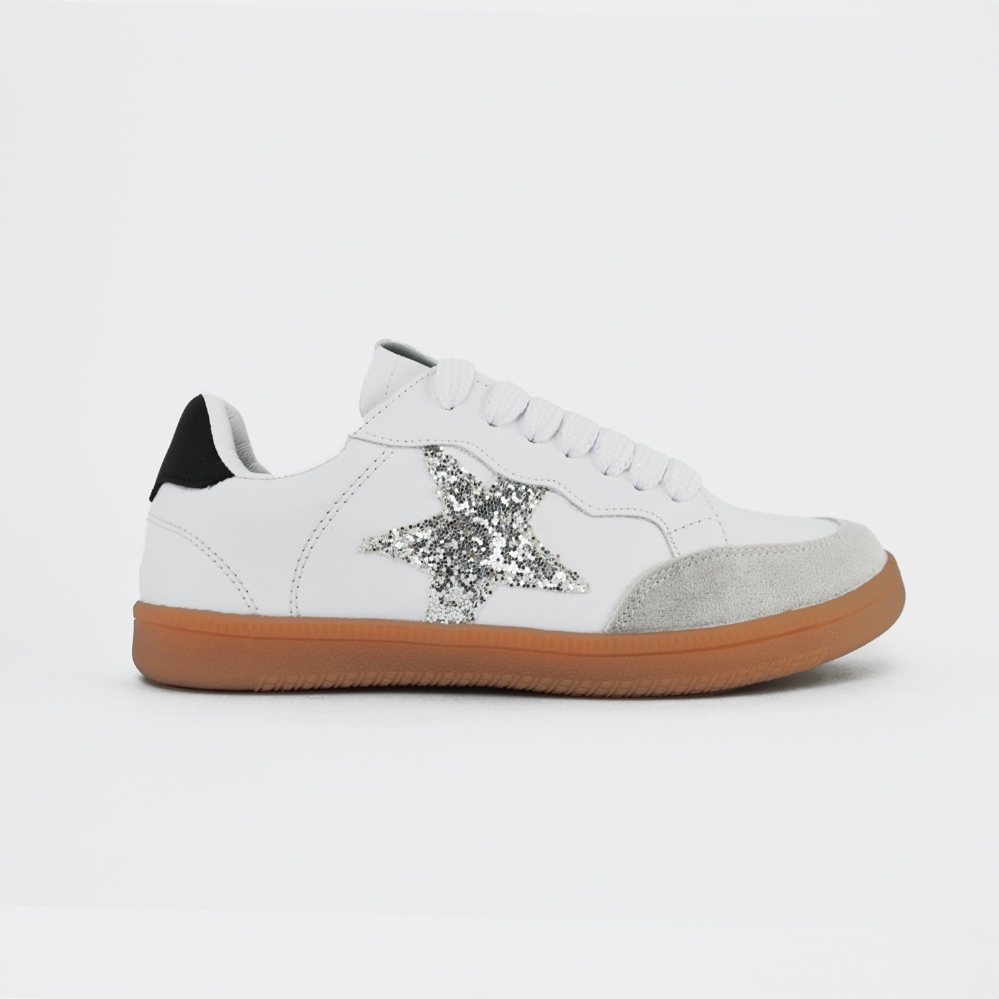 Tenis Zafira Blanco y Plata