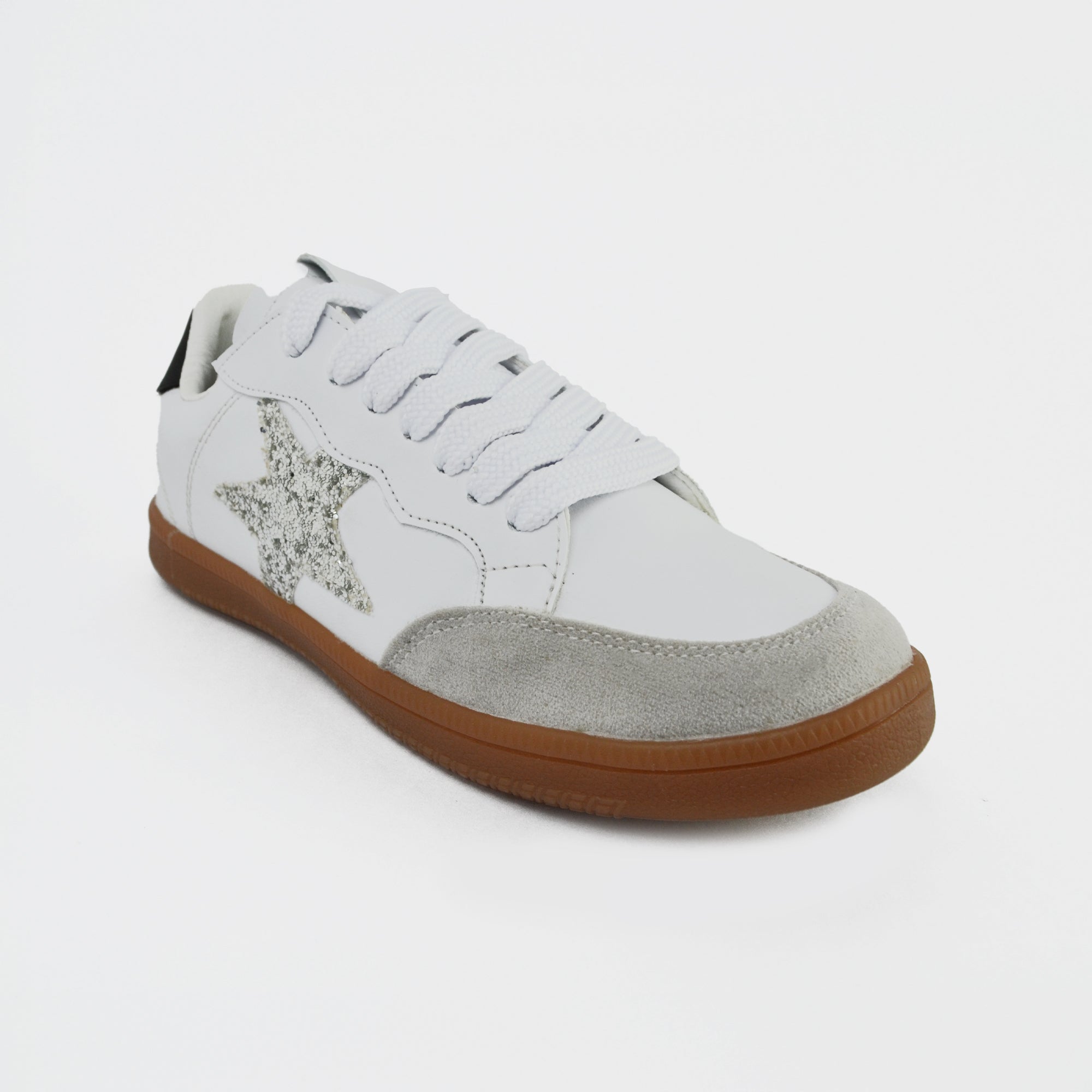 Tenis Zafira Blanco y Plata