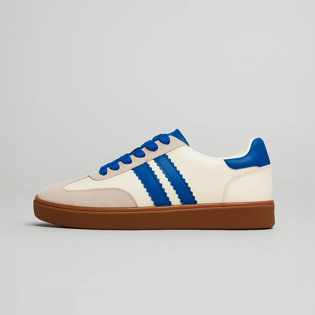 Tenis Retro 84 Blanco y Azul