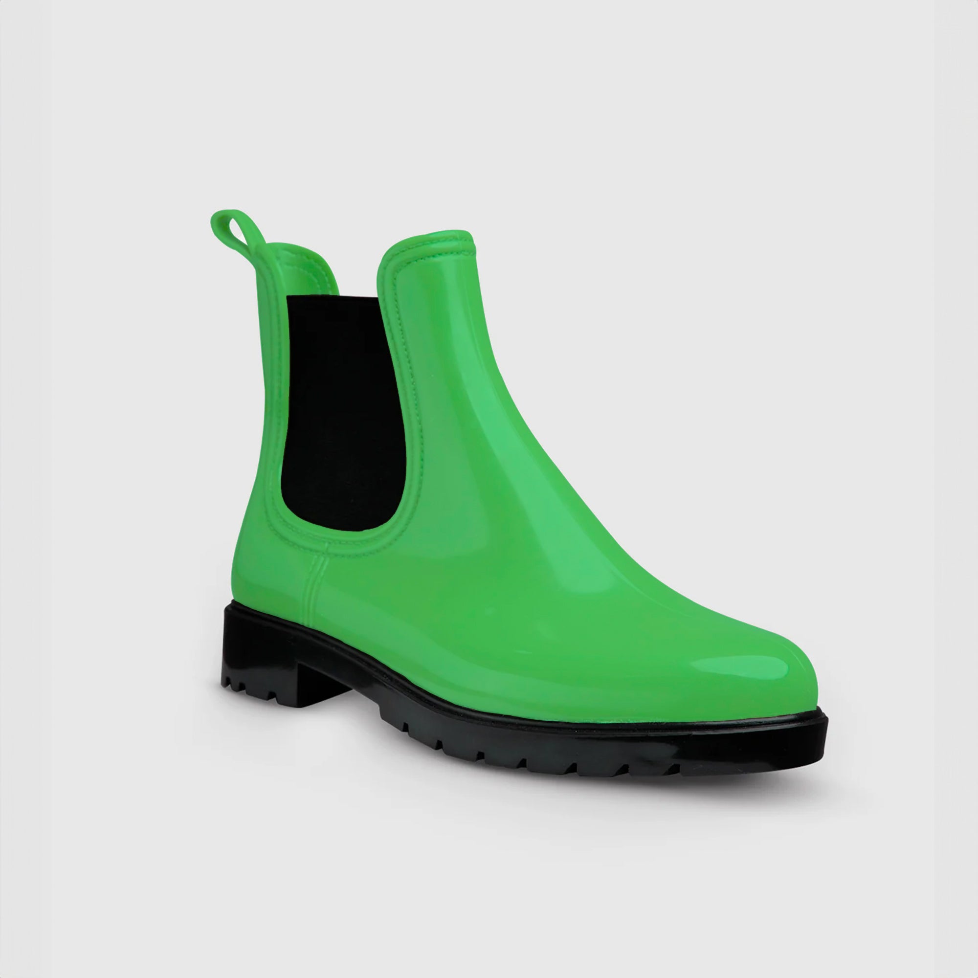 Botines Chelsea Impermeables Verde Esmeralda