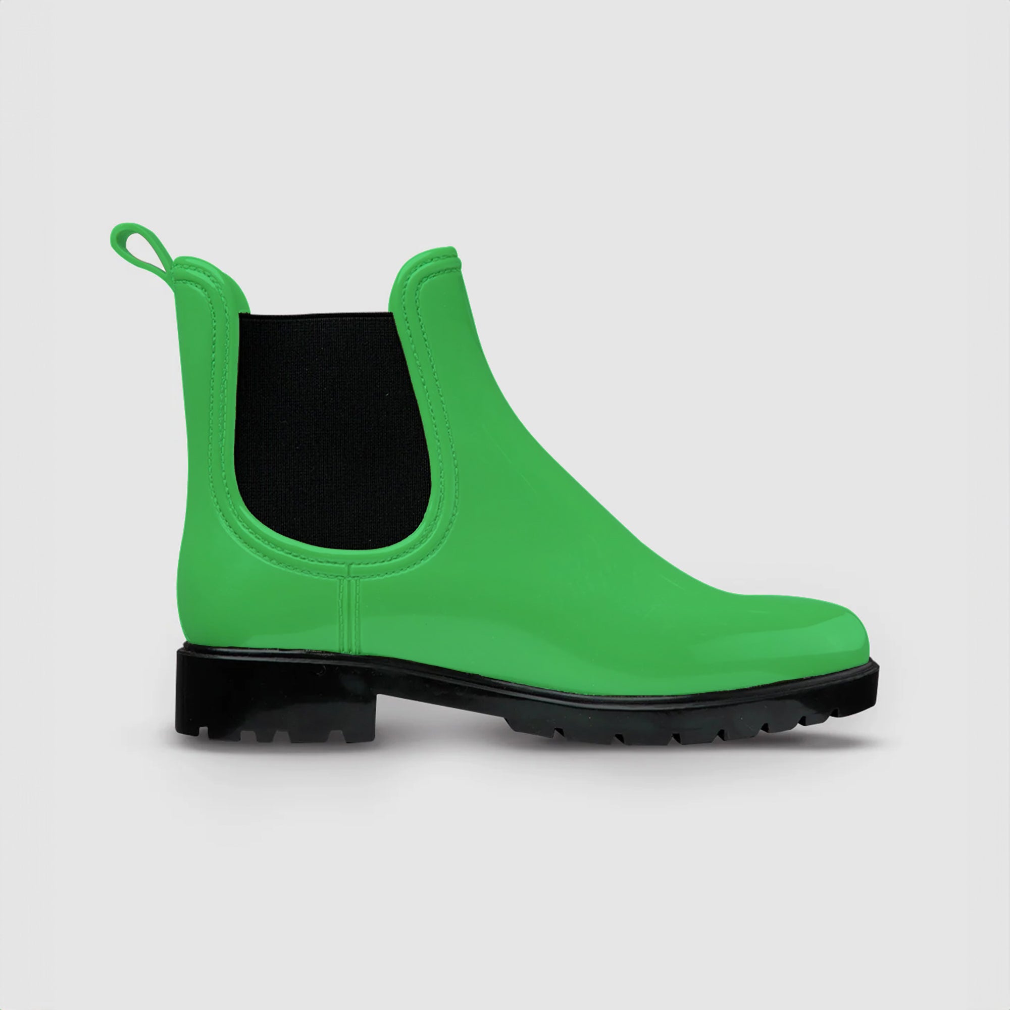 Botines Chelsea Impermeables Verde Esmeralda