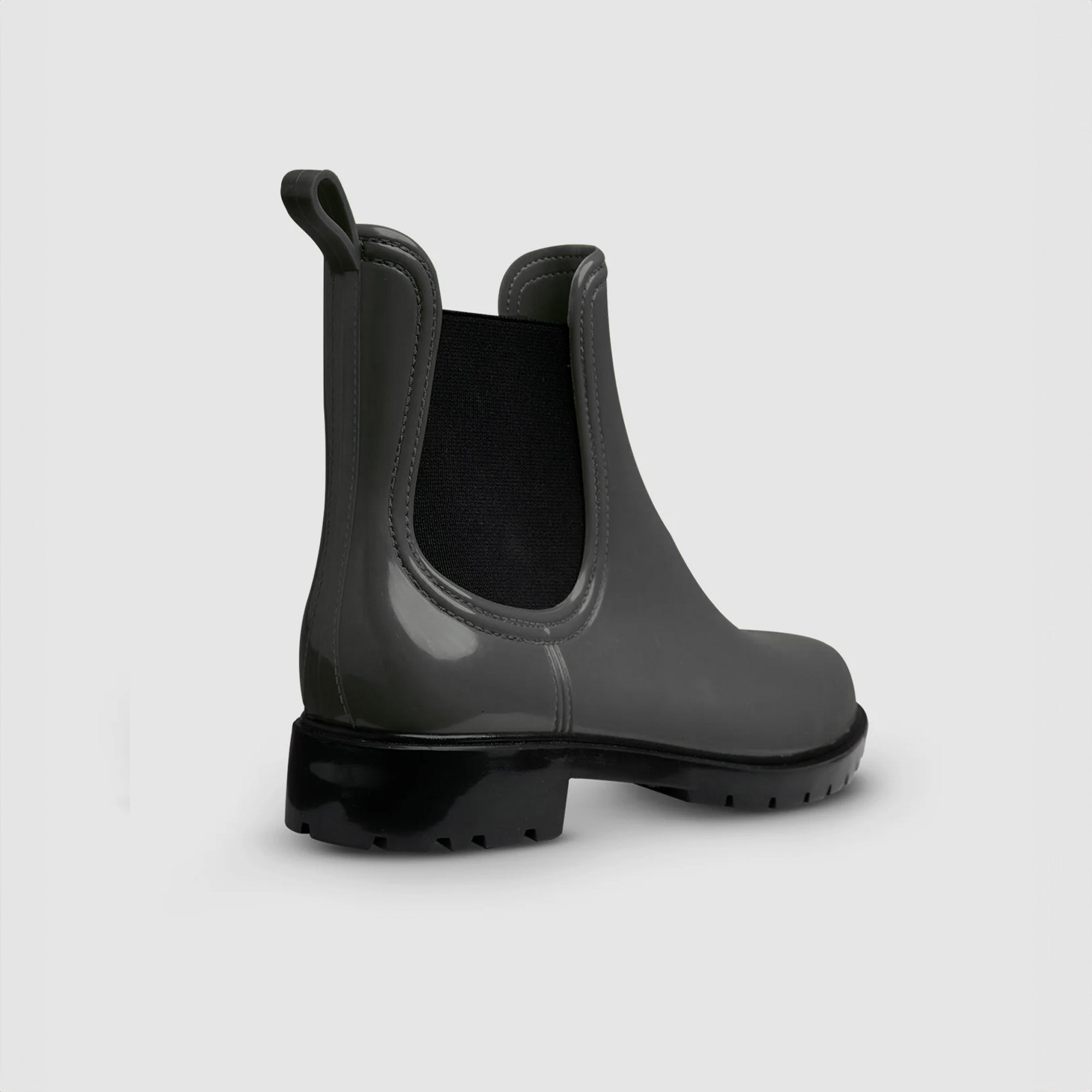 Botines Chelsea Impermeables Gris Plomo
