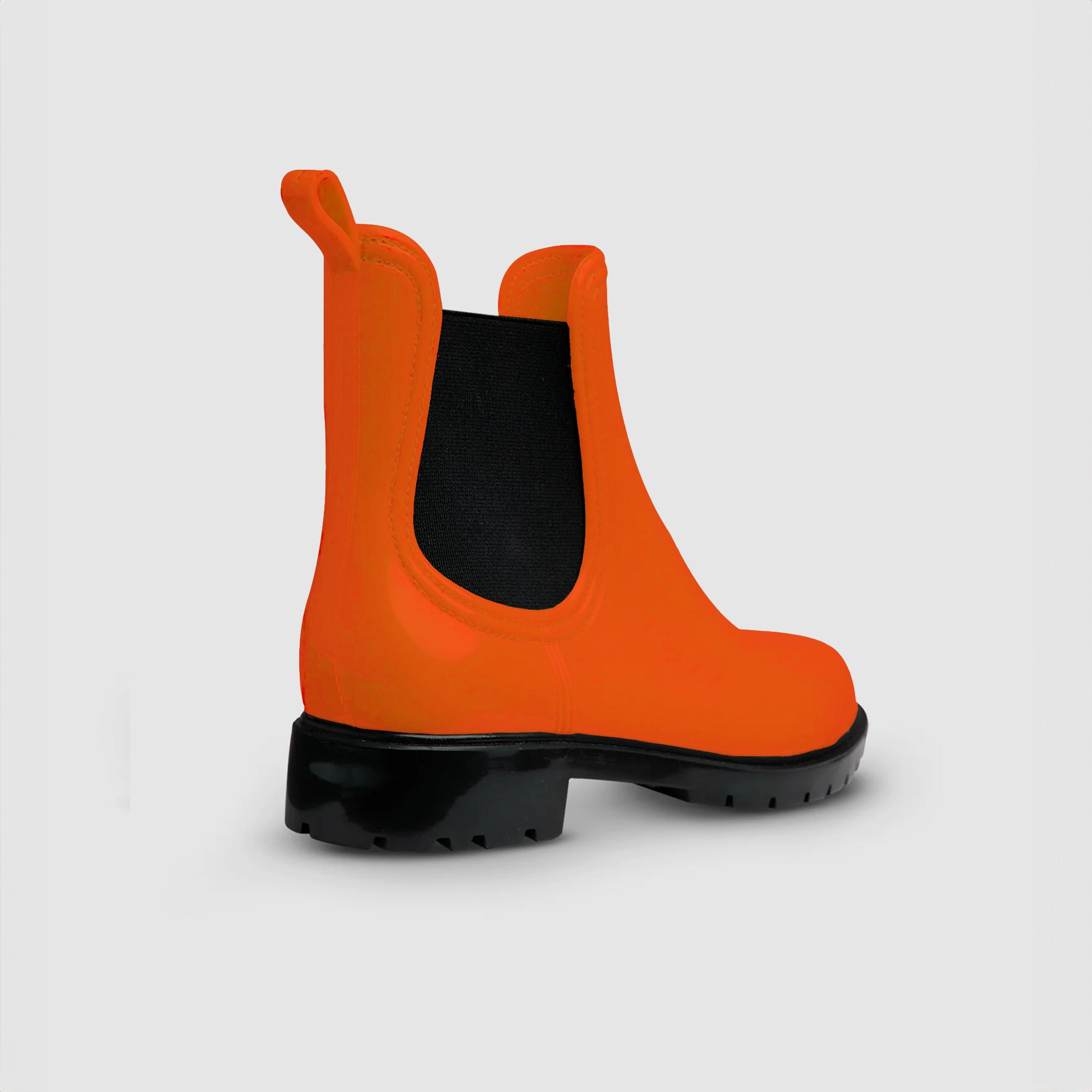 Botines Chelsea Impermeables Naranja