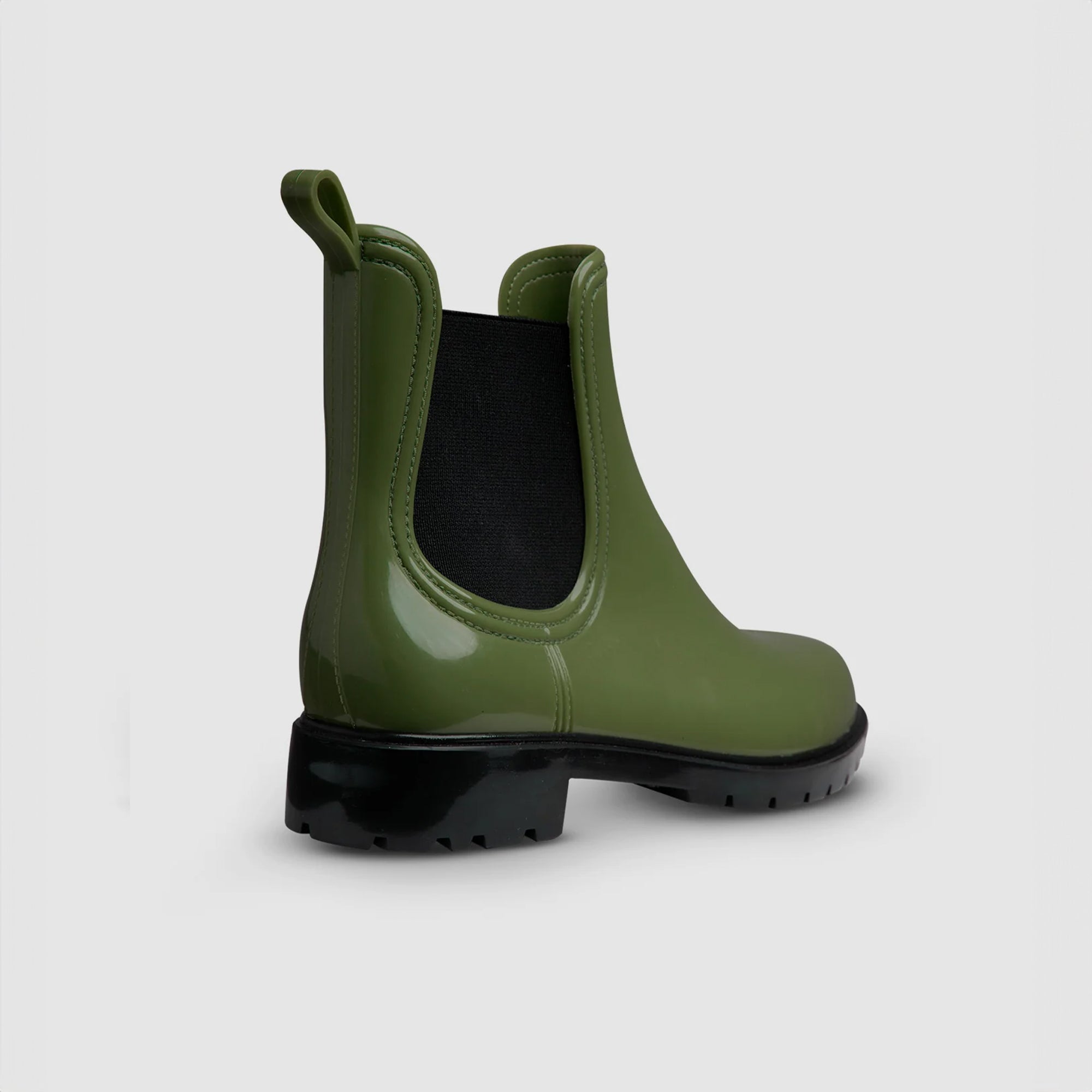 Botines Chelsea Impermeables Verde Militar
