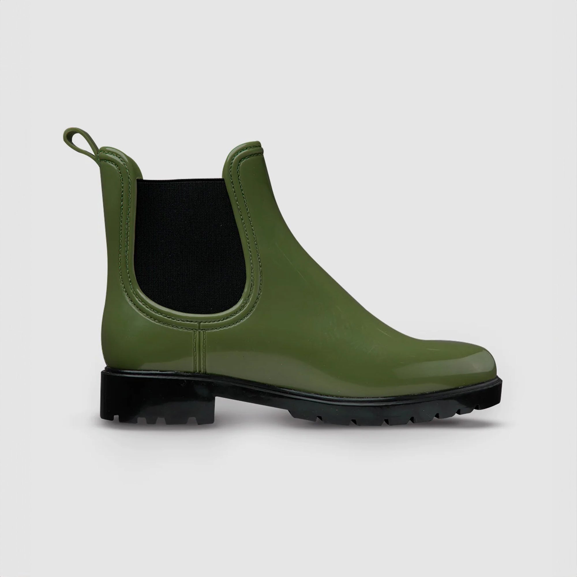 Botines Chelsea Impermeables Verde Militar