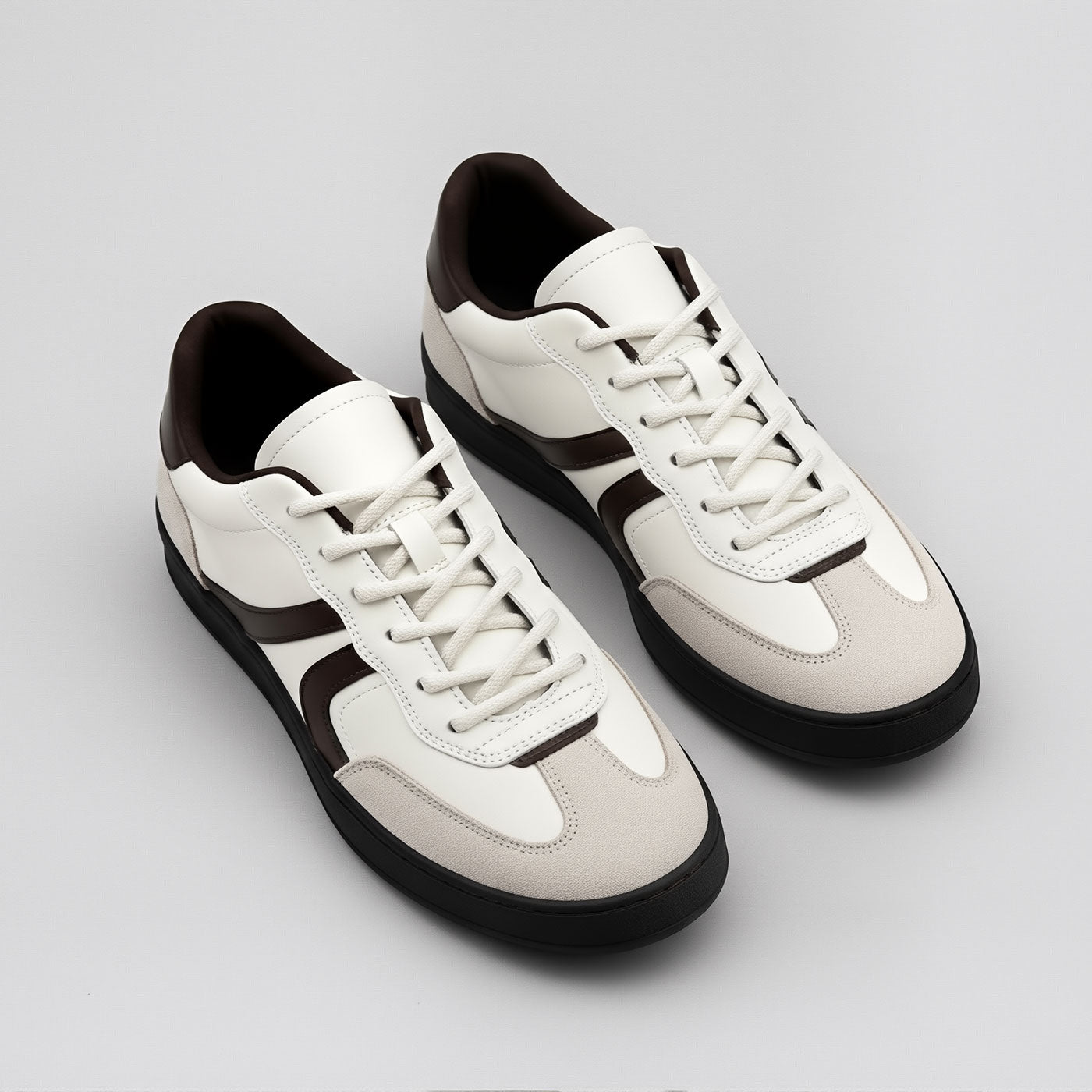 Tenis Offbeat Blanco y Café