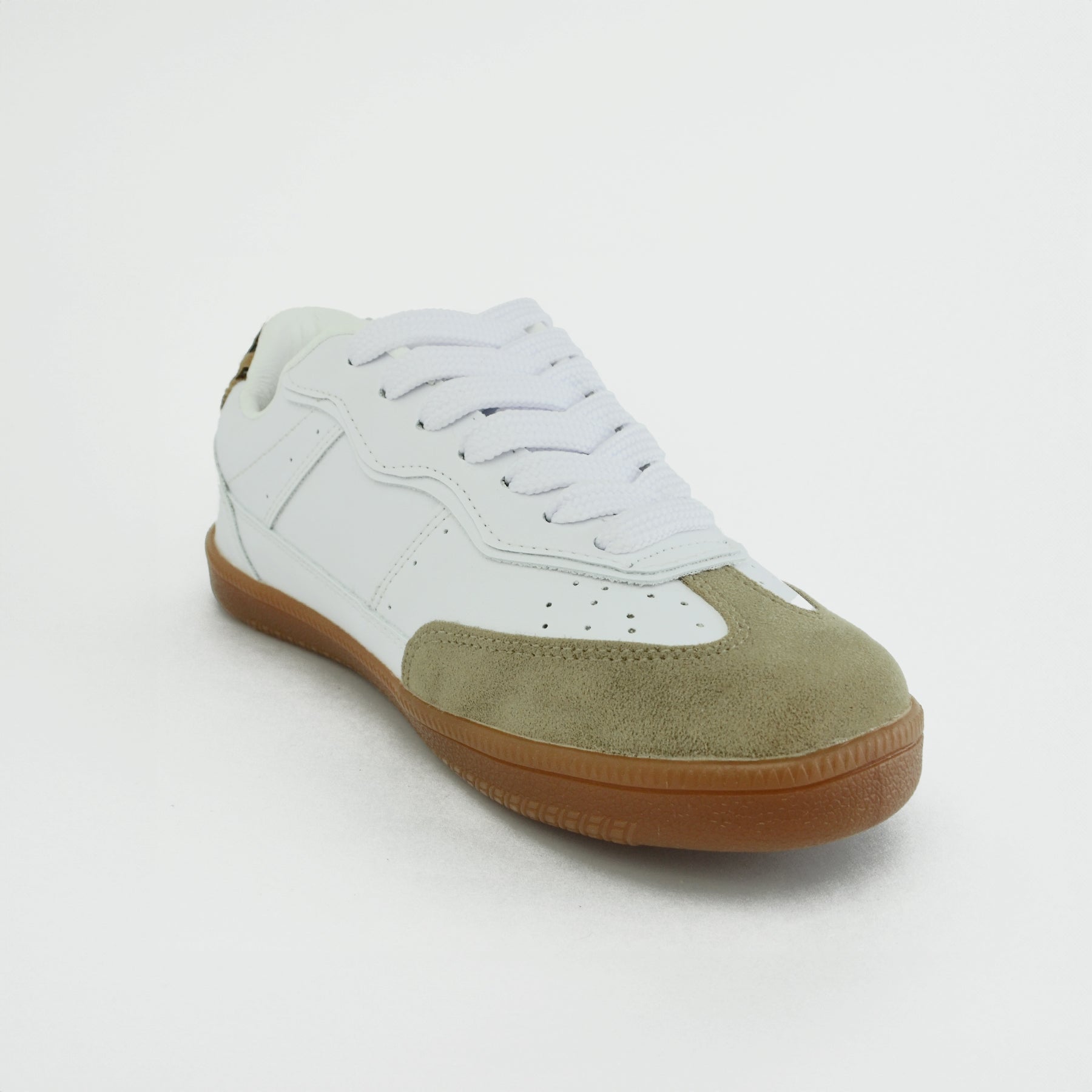 Tenis Kaia Blanco y Animal Print