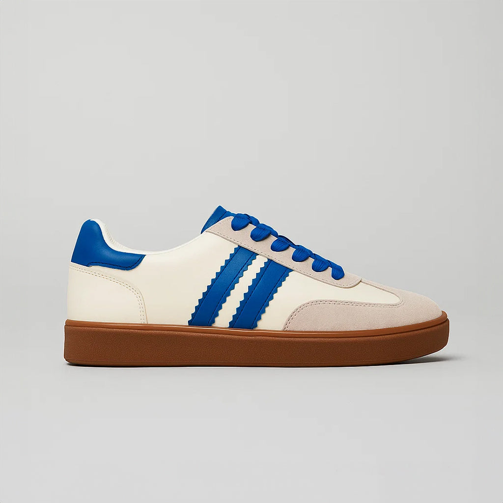 Tenis Retro 84 Blanco y Azul