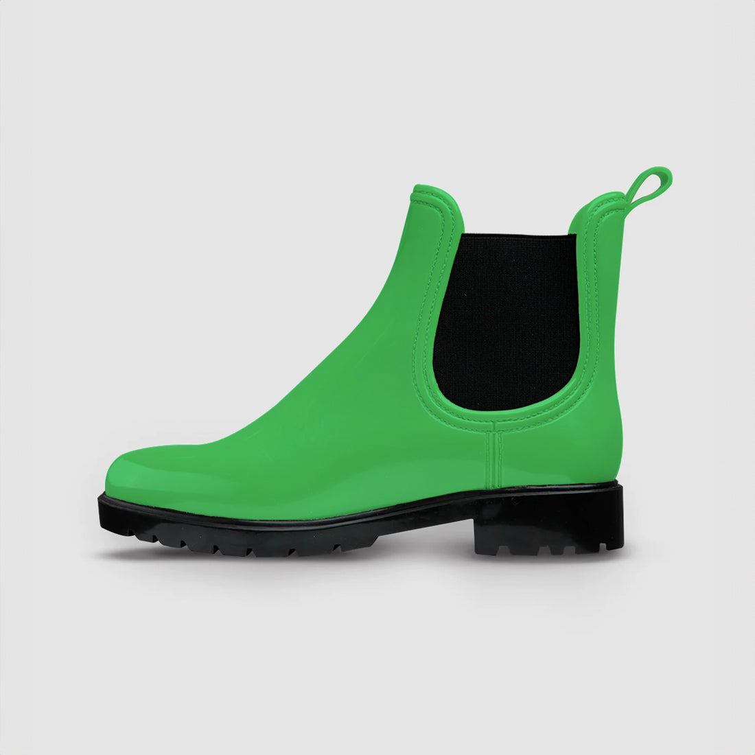 Botines Chelsea Impermeables Verde Esmeralda