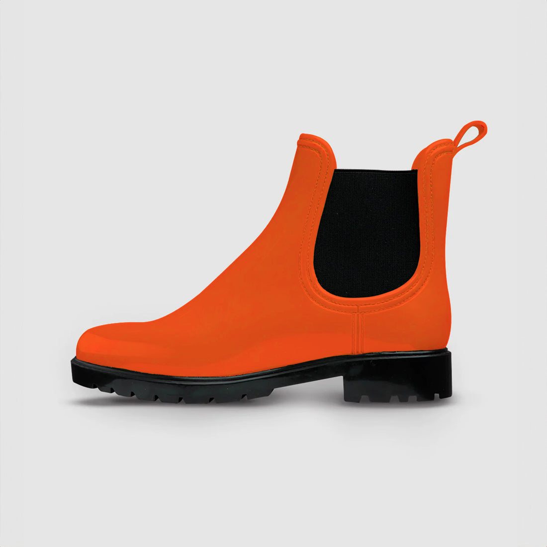 Botines Chelsea Impermeables Naranja