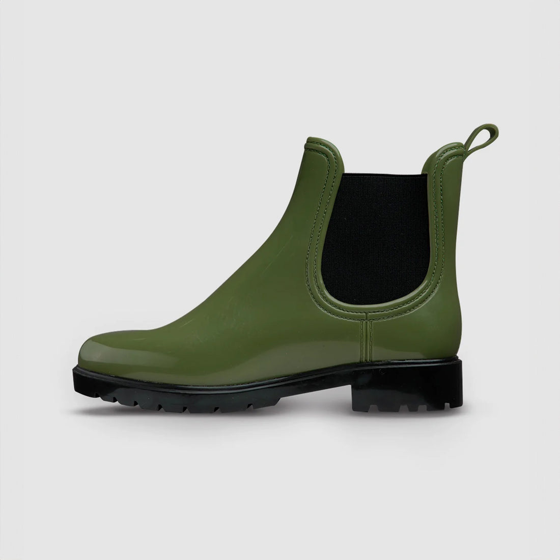 Botines Chelsea Impermeables Verde Militar